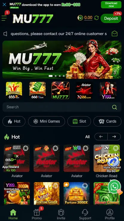 Mu777 Game App